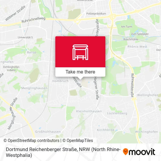 Dortmund Reichenberger Straße map