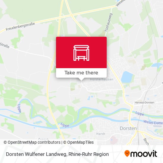 Dorsten Wulfener Landweg map
