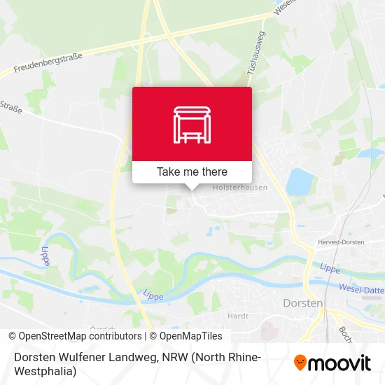 Dorsten Wulfener Landweg map