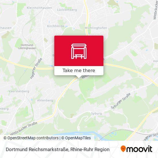 Dortmund Reichsmarkstraße map