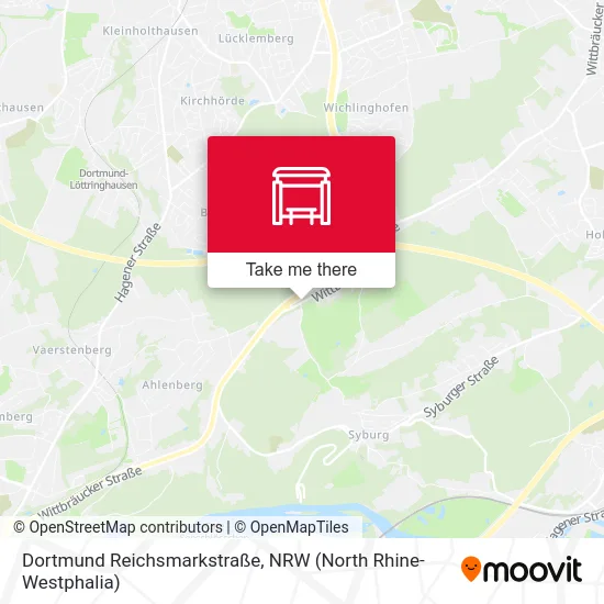 Dortmund Reichsmarkstraße map