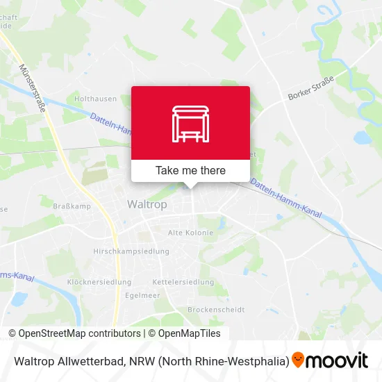 Waltrop Allwetterbad map