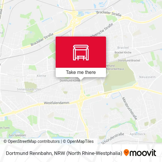 Карта Dortmund Rennbahn