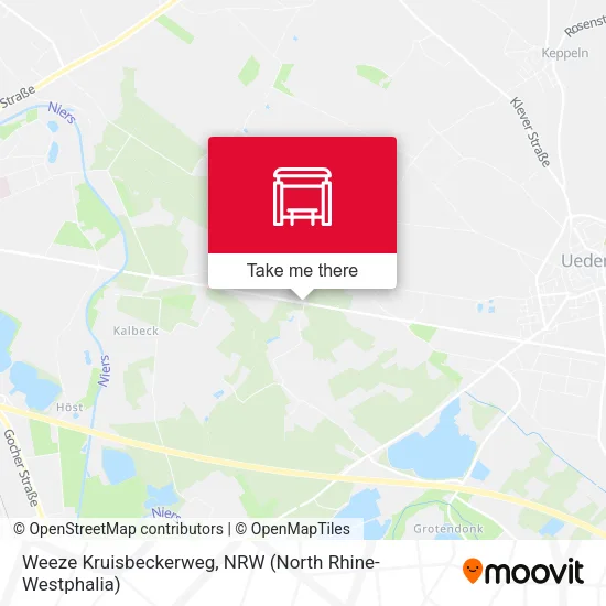 Карта Weeze Kruisbeckerweg
