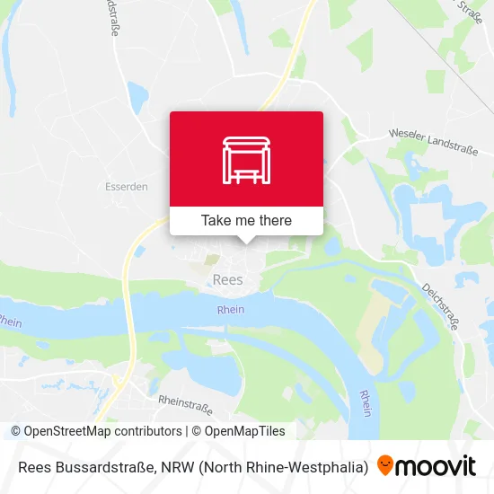 Rees Bussardstraße map