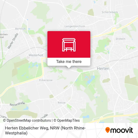 Herten Ebbelicher Weg map