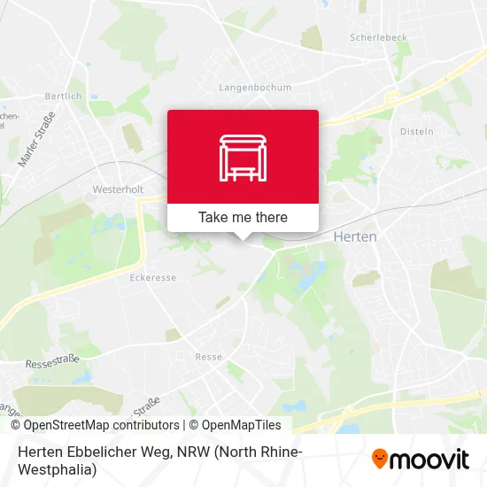 Herten Ebbelicher Weg map