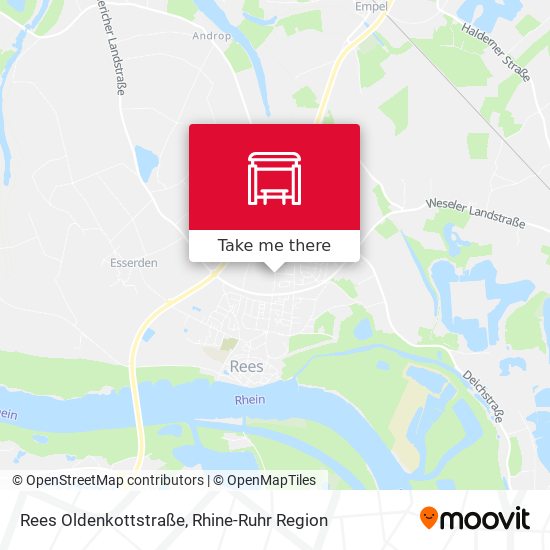 Rees Oldenkottstraße map