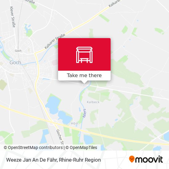 Weeze Jan An De Fähr map