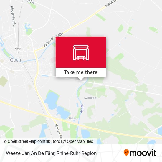 Weeze Jan An De Fähr map