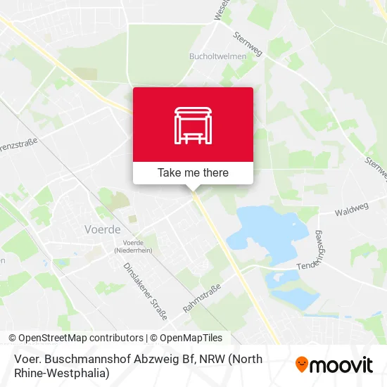 Карта Voer. Buschmannshof Abzweig Bf