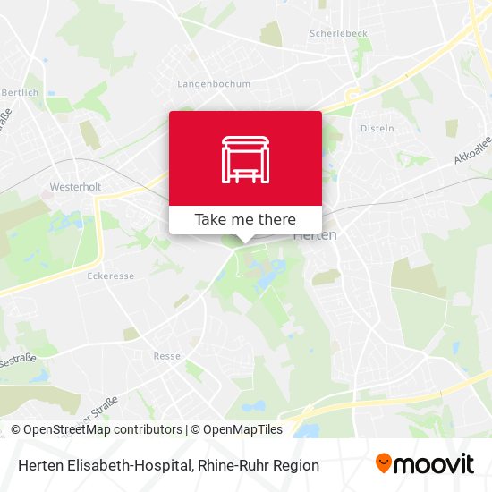 Herten Elisabeth-Hospital map