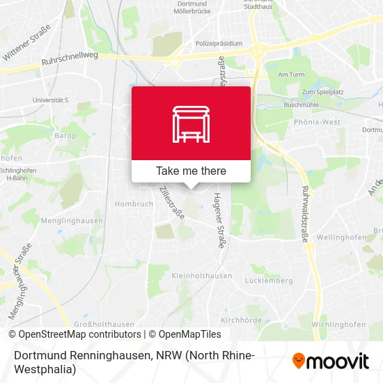Dortmund Renninghausen map
