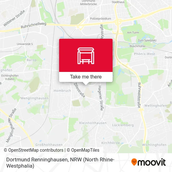 Dortmund Renninghausen map