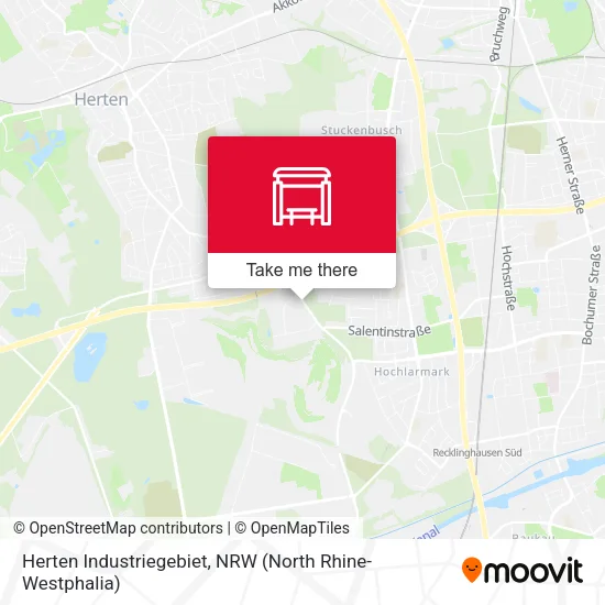 Карта Herten Industriegebiet