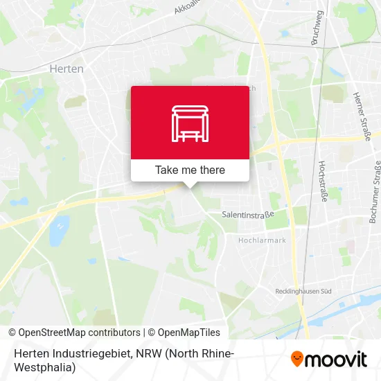 Карта Herten Industriegebiet