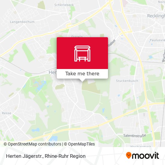 Herten Jägerstr. map
