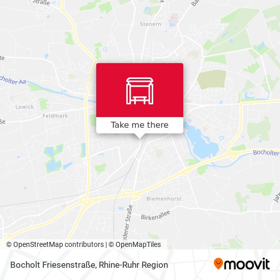 Bocholt Friesenstraße map