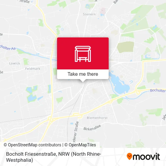 Карта Bocholt Friesenstraße