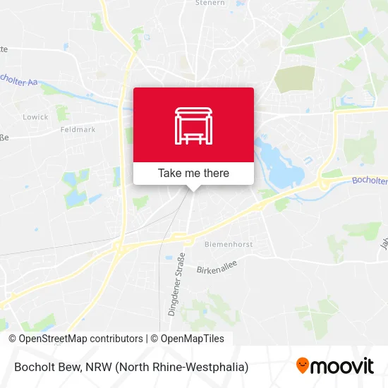 Карта Bocholt Bew
