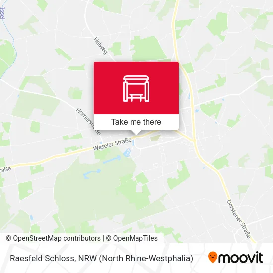 Карта Raesfeld Schloss