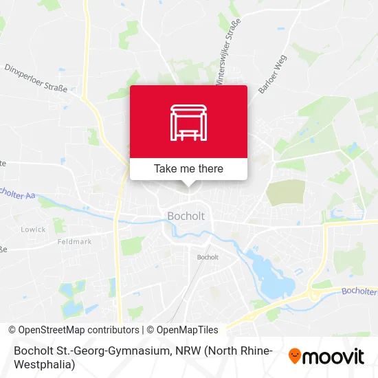 Bocholt St.-Georg-Gymnasium map