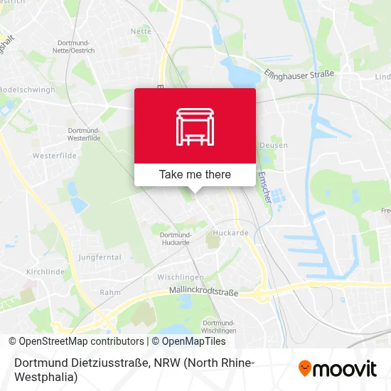 Dortmund Dietziusstraße map