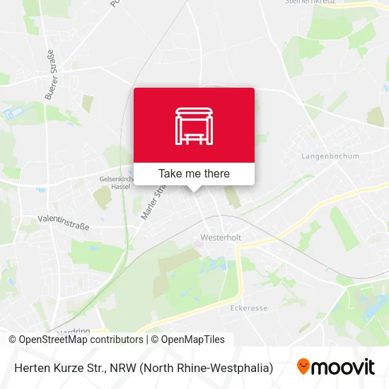 Карта Herten Kurze Str.