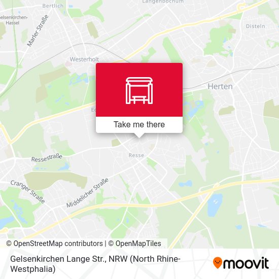 Gelsenkirchen Lange Str. map