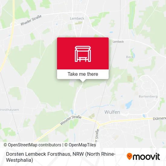 Карта Dorsten Lembeck Forsthaus
