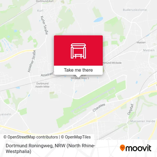 Dortmund Roningweg map