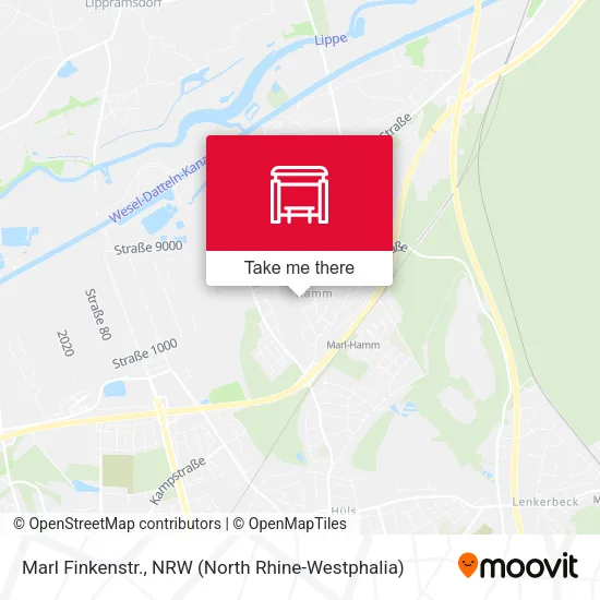 Карта Marl Finkenstr.