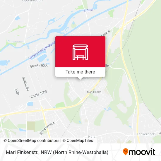 Marl Finkenstr. map
