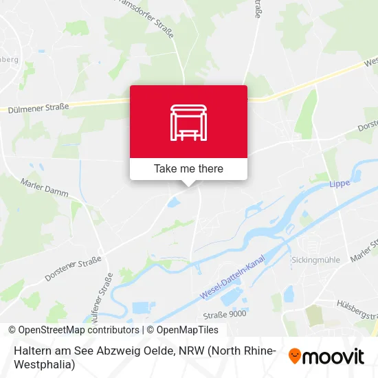Карта Haltern am See Abzweig Oelde