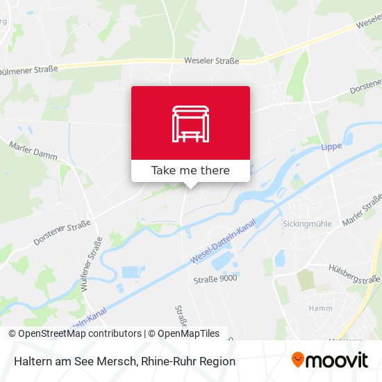 Haltern am See Mersch map