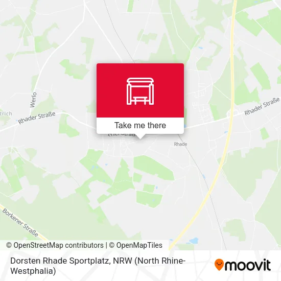 Карта Dorsten Rhade Sportplatz