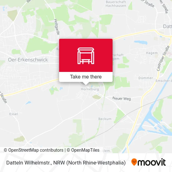 Карта Datteln Wilhelmstr.