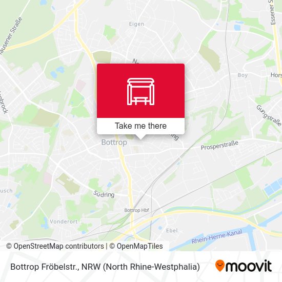 Bottrop Fröbelstr. map