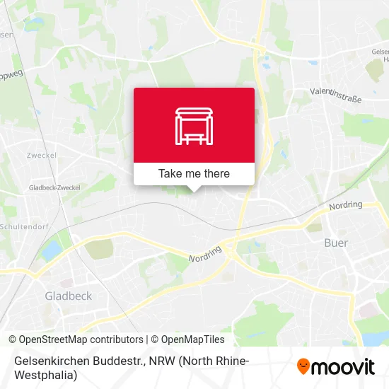 Карта Gelsenkirchen Buddestr.