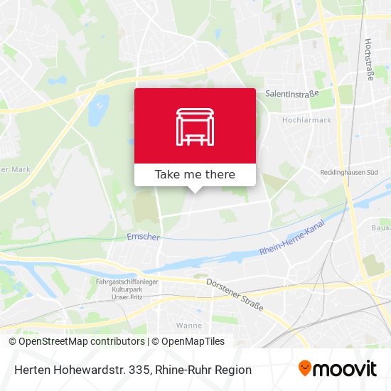 Herten Hohewardstr. 335 map
