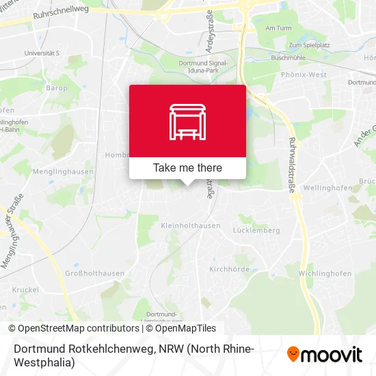 Карта Dortmund Rotkehlchenweg