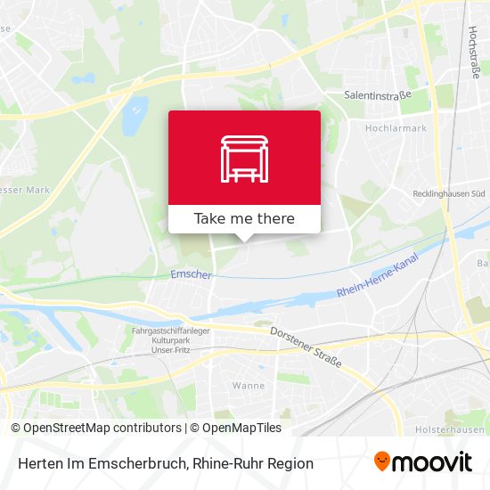 Herten Im Emscherbruch map