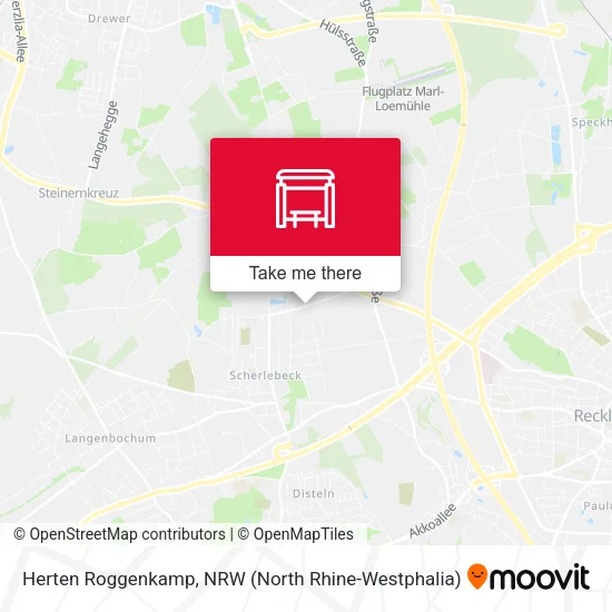 Карта Herten Roggenkamp