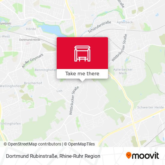 Dortmund Rubinstraße map