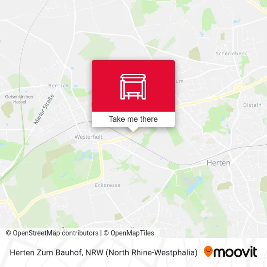 Herten Zum Bauhof map