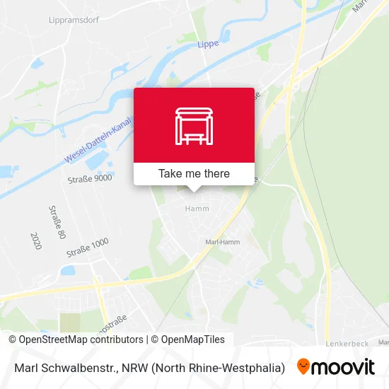 Карта Marl Schwalbenstr.