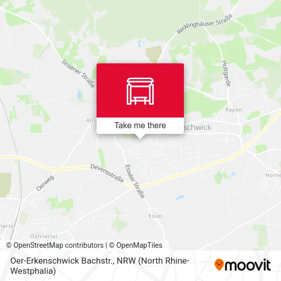 Карта Oer-Erkenschwick Bachstr.