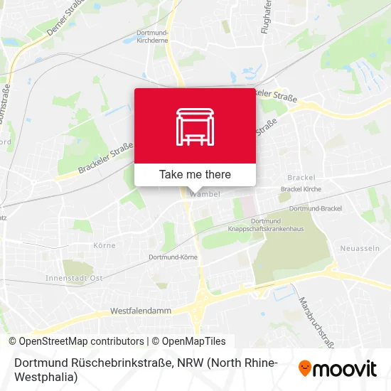 Dortmund Rüschebrinkstraße map