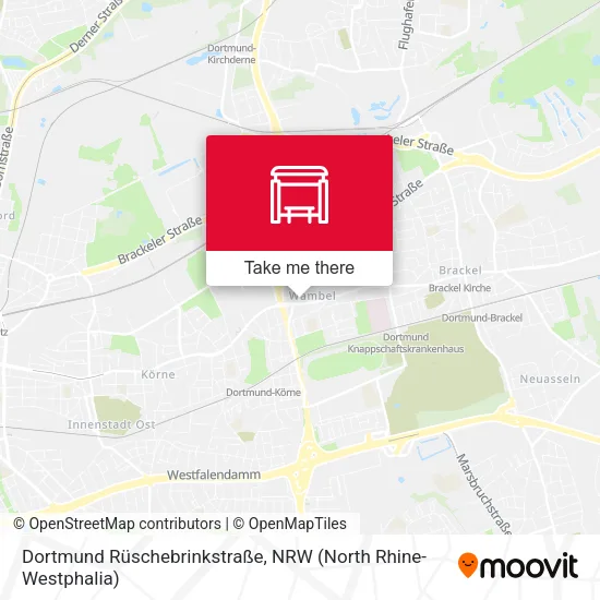 Карта Dortmund Rüschebrinkstraße