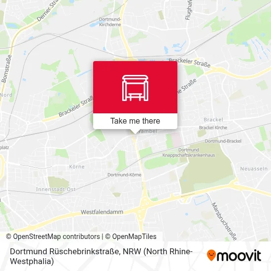 Dortmund Rüschebrinkstraße map